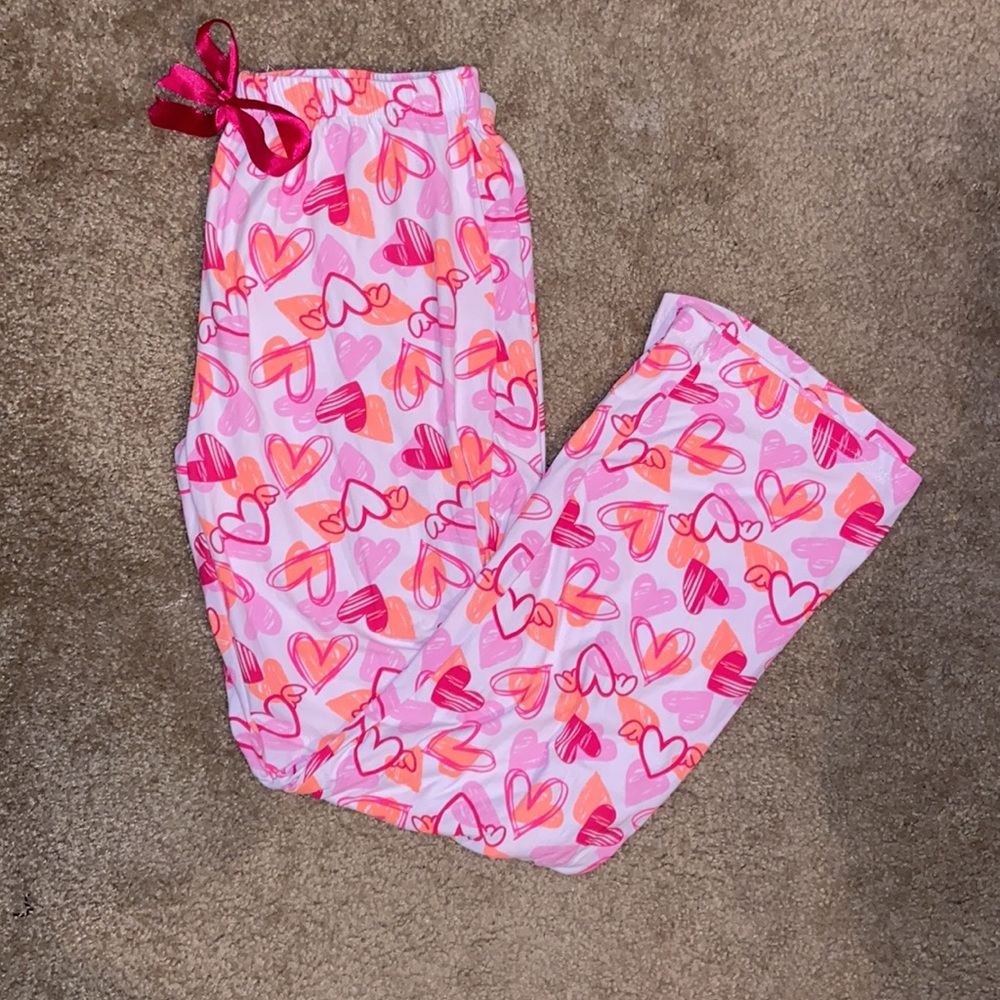 Pink and coral pajamas pants 💕🧡